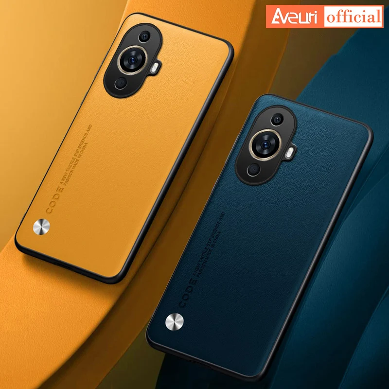Funda de cuero PU de lujo para Huawei Nova 9, 10 SE, 10 Pro, 11 Pro, protección de silicona Ultra
