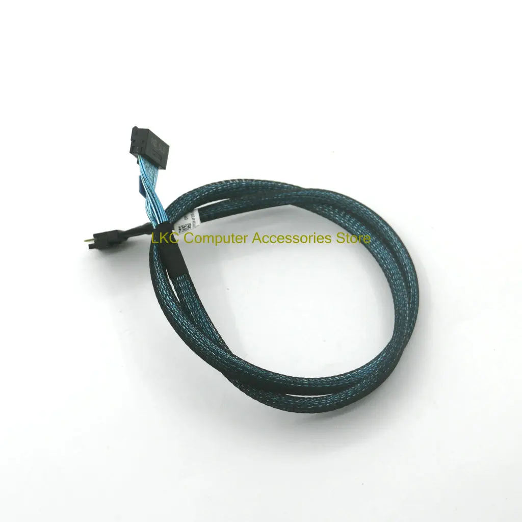 Nuevo para Dell PowerEdge R7525 R6525 R750 servidor disco duro plano posterior cable de conexión de datos YV32M 0YV32M CN-0YV32M Cable SAS - imagen 5