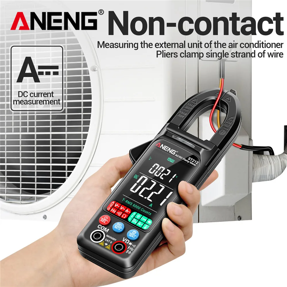 Kit de pluma eléctrica con pinza amperimétrica ANENG ST212 + B05, multímetro de 6000 recuentos, Detector de voltaje de 600V, herramienta de buscador de punto de interrupción de diagnóstico - imagen 5