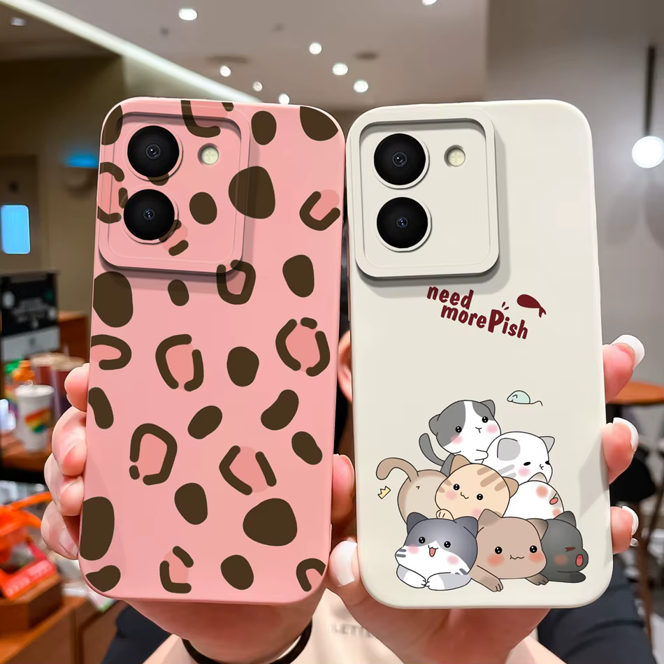 Funda Vivo Y36 - Silicona suave antideslizante, cobertura total - imagen 3