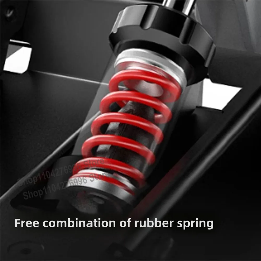 Simulador de carreras Sim de materiales CNC de precisión de aleación de aluminio con pedal Simagic P500 con sensor de celda de carga de 100KG - imagen 4