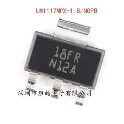 (5 uds) nuevo LM1117MPX-1.8/NOPB 1.8V0.8A Chip regulador lineal SOT-223-4 circuito integrado LM1117MPX