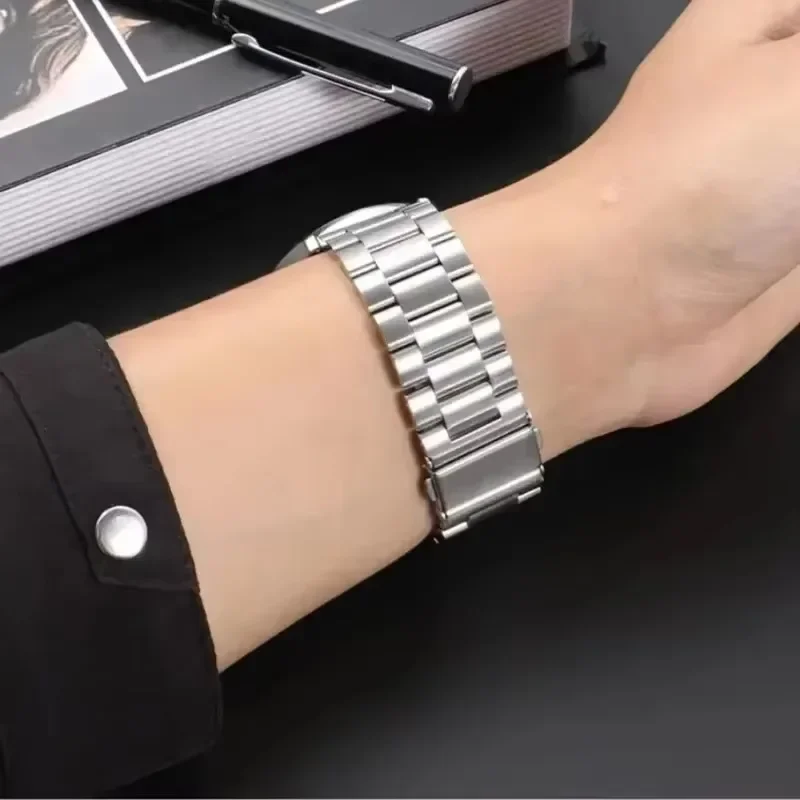 Correa de reloj de acero inoxidable de 20mm y 22mm para HUAWEI WATCH, correa definitiva para Huawei Watch GT 5Pro 4 3 2 42 46mm/GT3 SE/GT2Pro - imagen 5