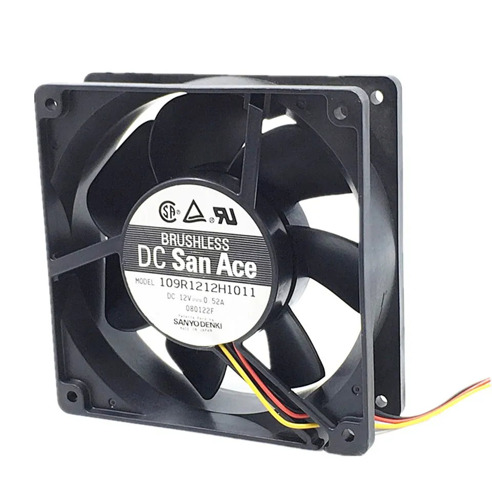 Ventilador de servidor cuadrado 109R1212H1011 12038 120mm 120x120x38mm DC12V 0,52a ventilador de refrigeración para SANYO - imagen 2