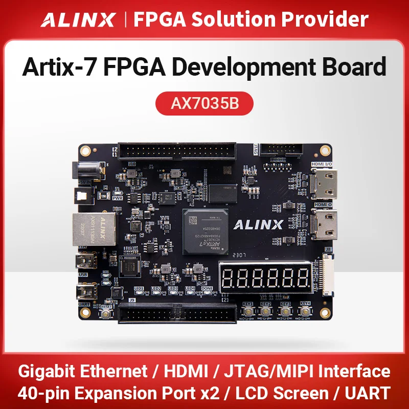 Alinx Xilinx Artix-7 TARJETA DE DIVAL AX7035B XC7A35T