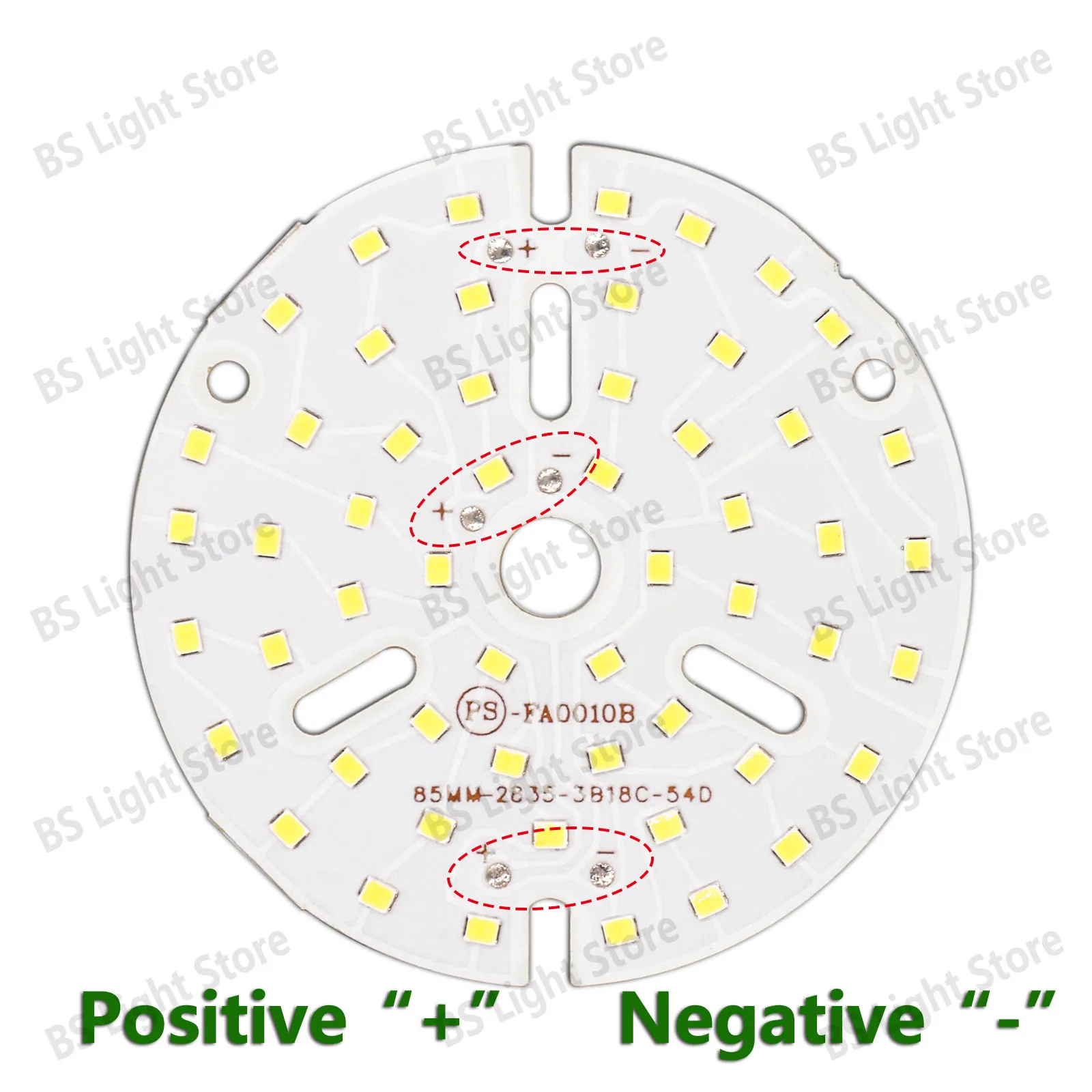 18W LED COB Circular DC54-55V sustrato de aluminio Color cálido blanco neutro 2835 lámpara de cuentas foco tubo bombilla fuente de luz acceso - imagen 5