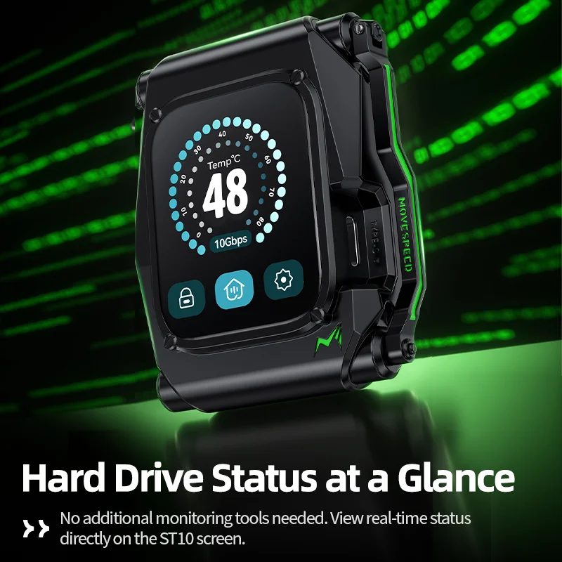 MOVESPEED ST10 1050 MB/s SSD portátil 2TB 1T cifrado táctil USB3.2 Gen2 tipo C disco duro externo para iPhone 15/16 PS4 PS5 PC - imagen 4