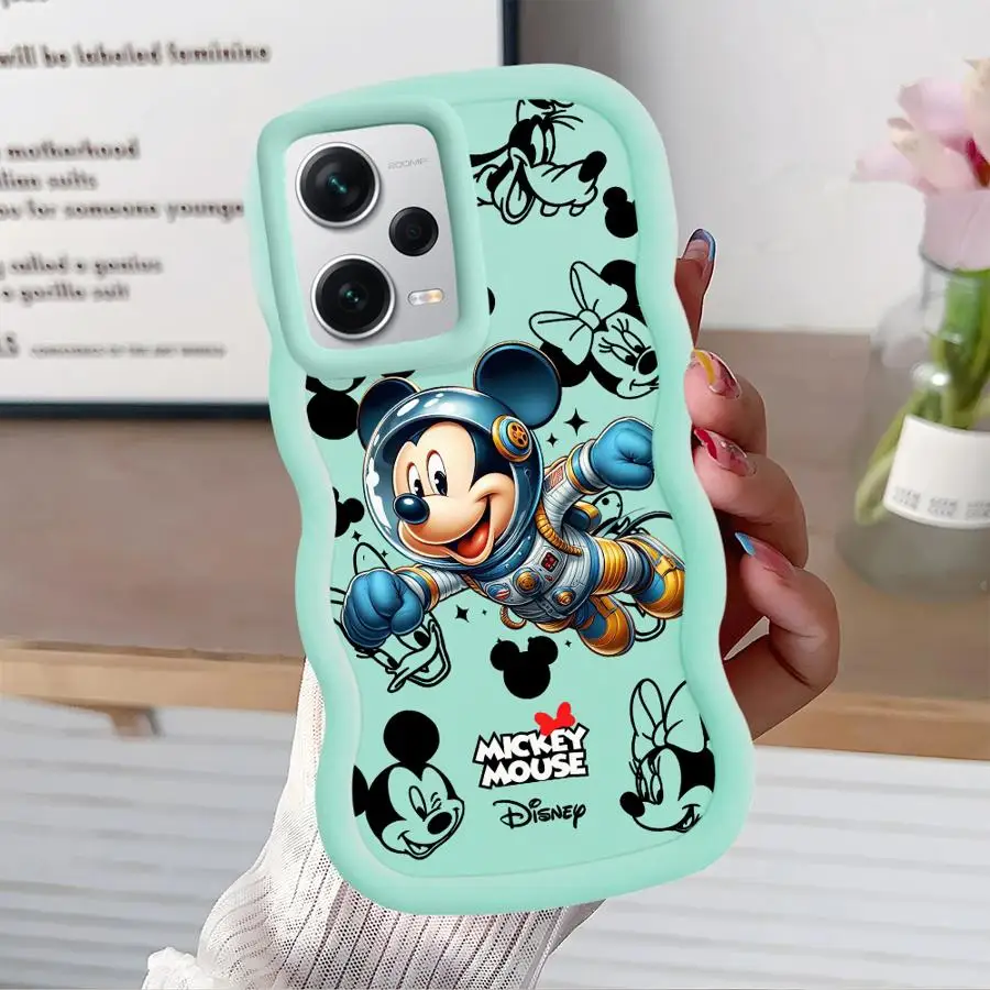 Funda de teléfono suave para Xiaomi Redmi 8 13C 14C 10A 9C 12C A1 A2 Plus 10C A5 A3 Disney Mickey Minnie - imagen 2