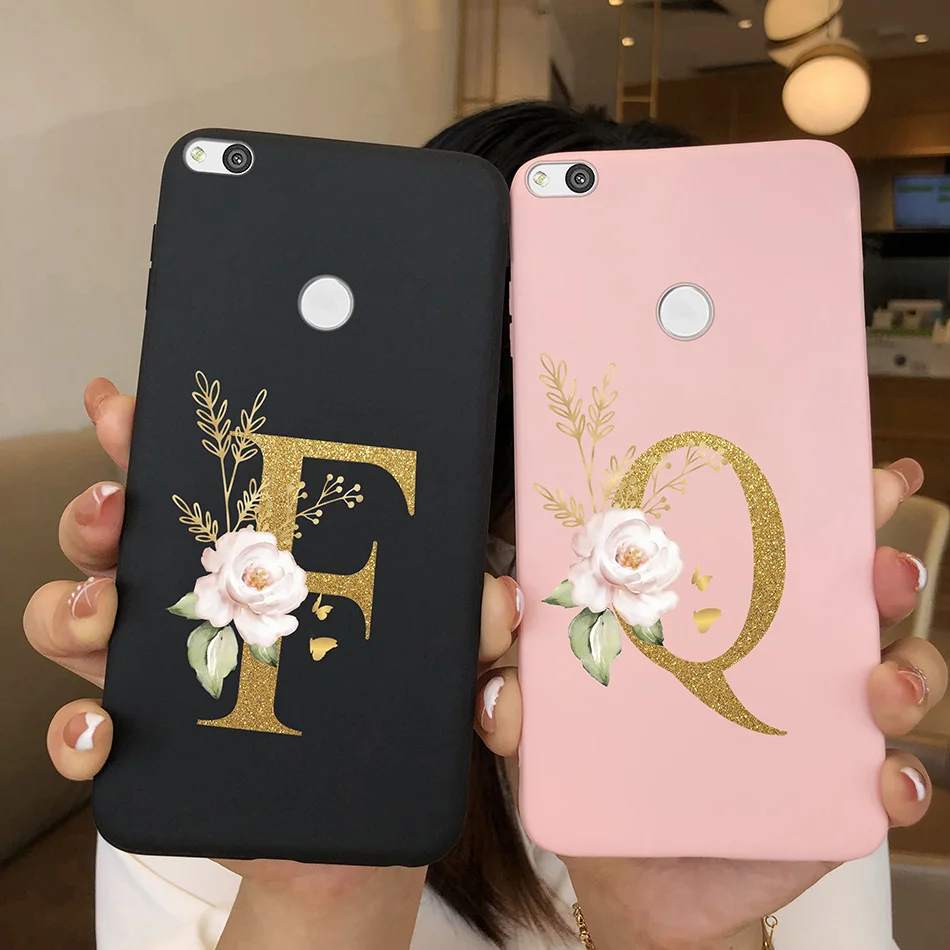 Para Honor 8 lite Huawei P9 Lite 2017 funda bonita de silicona con letras contraportada funda de teléfono para Huawei P8 Lite 2017 Honor 8 funda