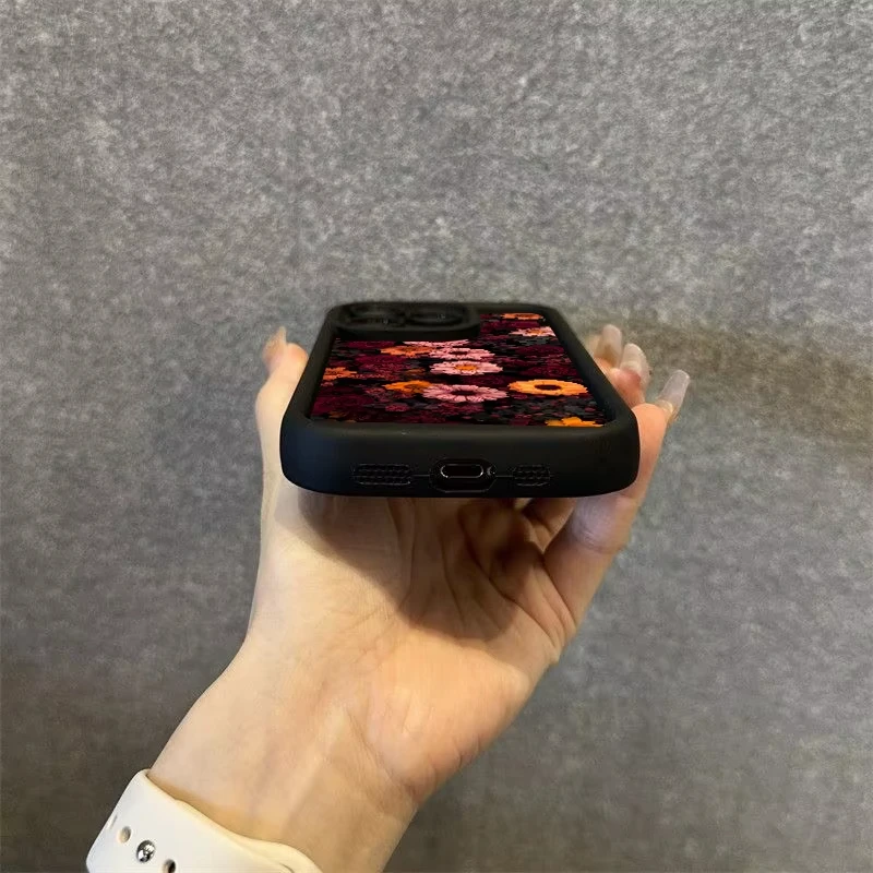 Funda de teléfono Vintage con flores de arte rosa para Samsung Galaxy S25 S24 S23 S22 S21 Ultra Plus S20 FE A55 A54 A35 A15 funda suave de silicona - imagen 5