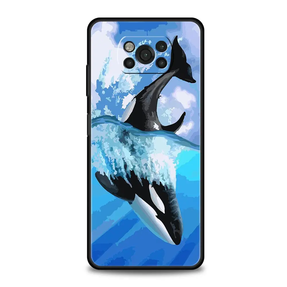 Funda de teléfono Orca ocean lovely killer whale para Xiaomi Poco X6 X5 Pro X4 X3 NFC F5 Pro F4 F3 GT M5 M4 Pro 5G M3 C51 C50 - imagen 4