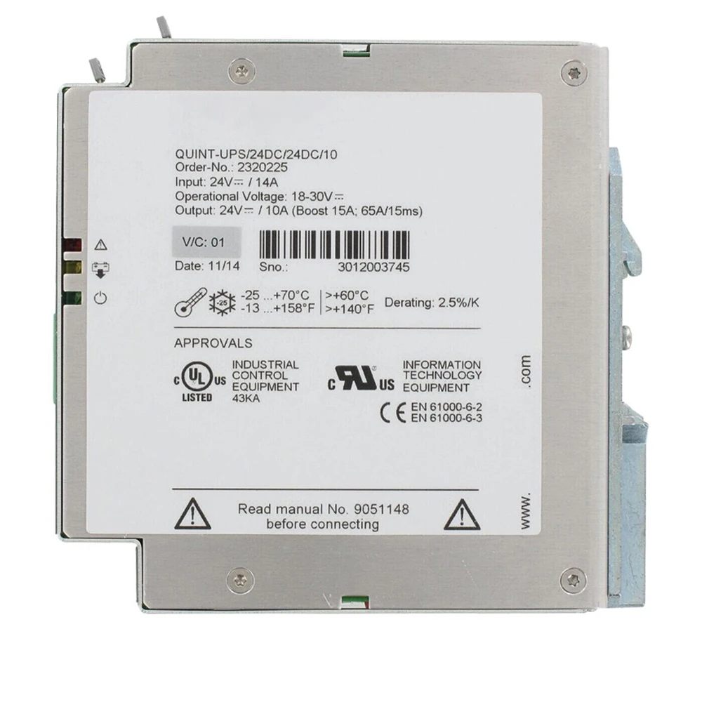 Fuente de alimentación ininterrumpida 2320225 QUINT-UPS/24DC/24DC/10 24V/10A - imagen 5