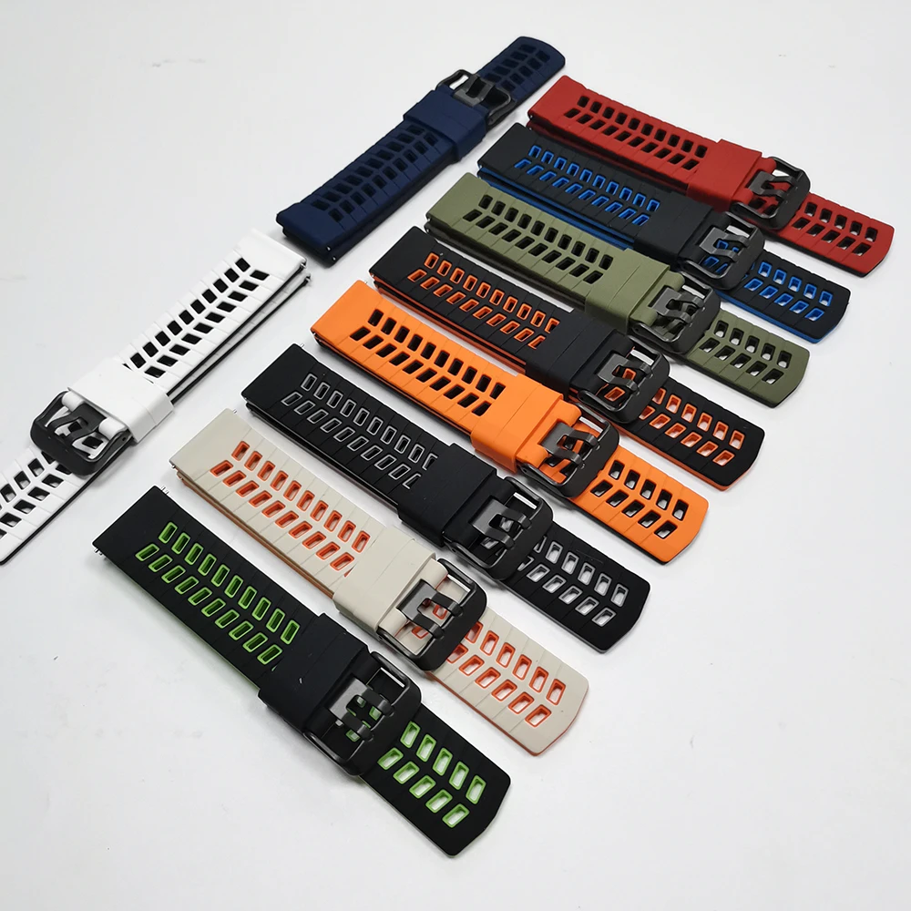 Correas deportivas de silicona para reloj HUAWEI GT 6 5 4 Pro 46mm reloj 5/4/3 Pro GT 3 SE 2 Pro reemplazo de pulsera - imagen 2