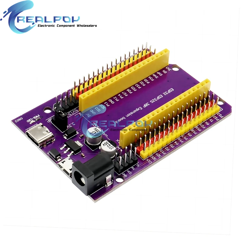 Placa de desarrollo ESPWROOM32 TYPE-C/MICRO USB CP2102 WiFi + Bluetooth Dual Core ESP32-DevKitC-32 ESP-32S placa de expansión 38 pines - imagen 5