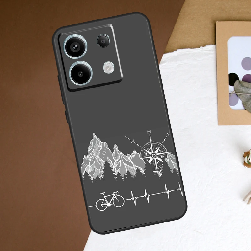 Funda para bicicleta de montaña, cubierta para Xiaomi Redmi Note 13, 11, 9, 10, 12 Pro Plus, 9S, 10S, 11S, 12S, Redmi 13C, 9C, 10C, 12C - imagen 2