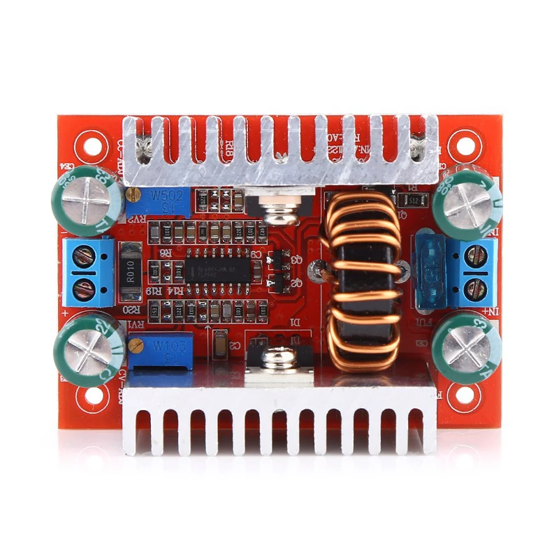 Convertidor elevador de refuerzo DC 400W 15A, fuente de alimentación de corriente constante, controlador LED, módulo elevador de cargador de voltaje de 8,5-50V a 10-60V - imagen 4