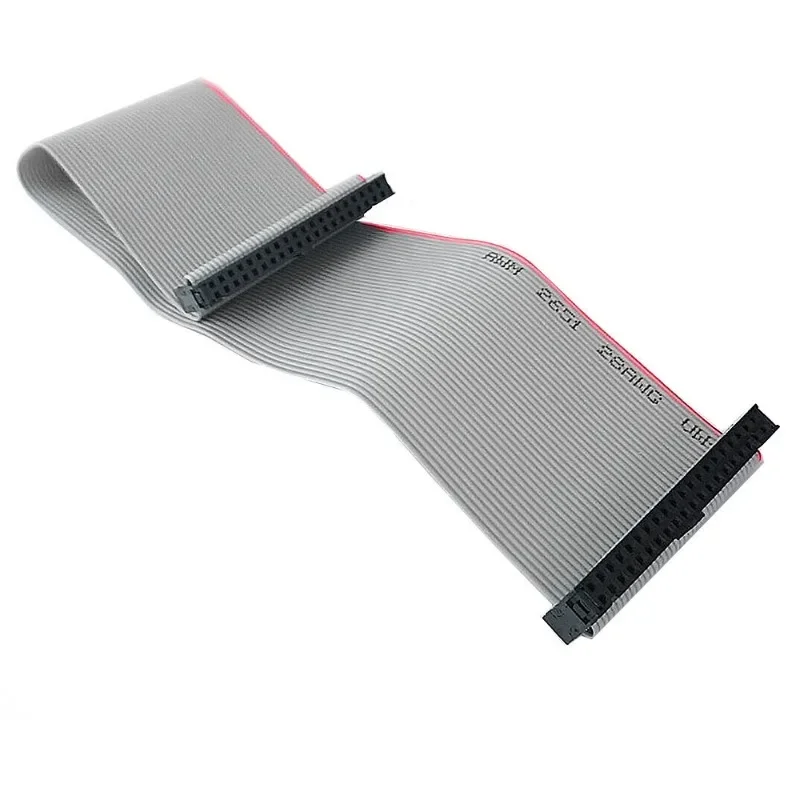 Cable de datos de reemplazo de 40 pines Cable IDE hembra a hembra Cable de extensión de datos IDE de doble fila 30 cm para disco duro de servidor - imagen 5