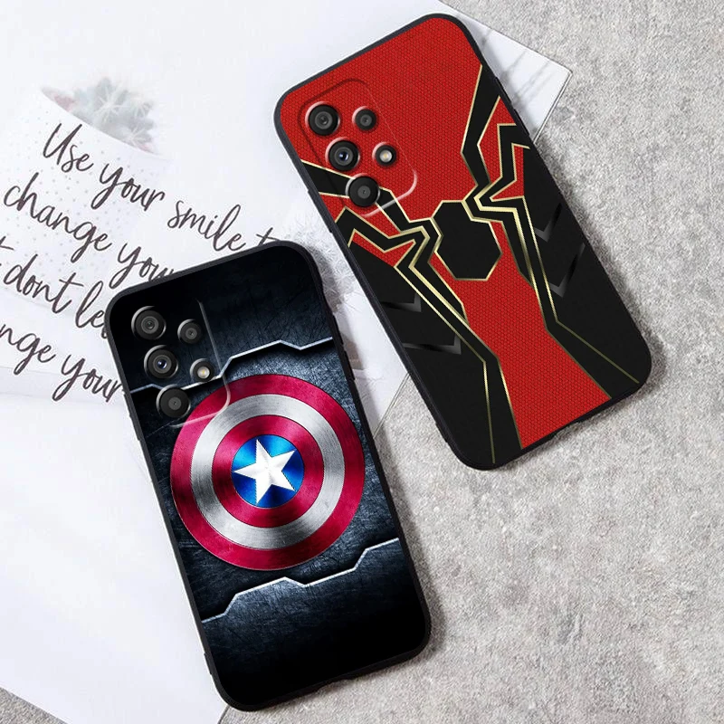 Marvel Iron Man Hero Venom, Funda negra para Samsung A53, A52, A33, A32, A51, A71, A21S, A13, A73, A55, A22, A23, A35, A72, A54, A12, 5G - imagen 4