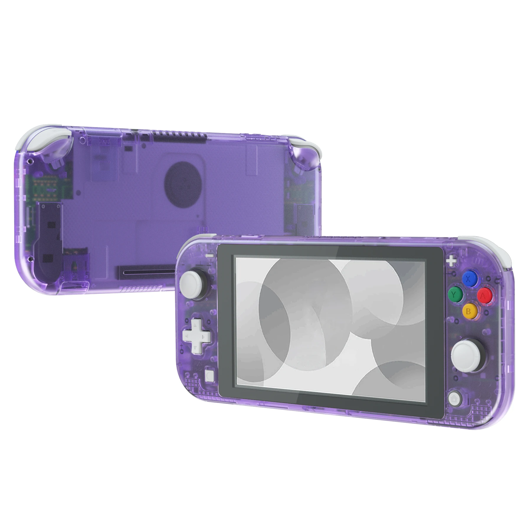 Carcasa de repuesto eXtremeRate para Nintendo Switch Lite - Púrpura transparente - imagen 4