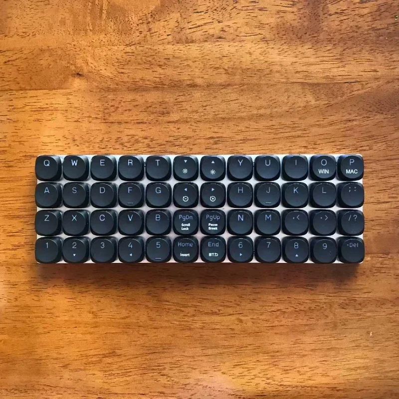 【P48SR】Planck Teclado de perfil bajo de 48 teclas Placa de aluminio personalizada 1U Teclados mecánicos ortogonales RGB con cable Firmware QMK/VIAL - imagen 3