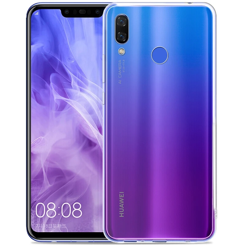 Para Huawei Honor 8C Honor 8X funda delgada transparente TPU silicona transparente funda suave para Huawei Honor 8X 8C fundas de teléfono - imagen 3