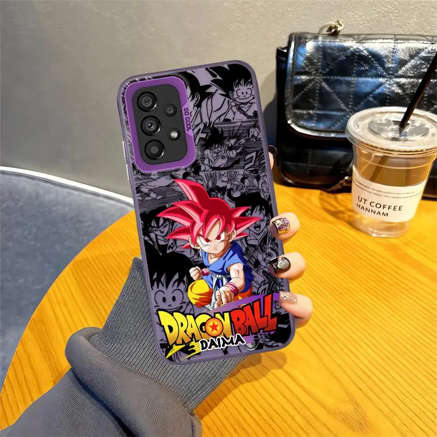 Funda para Samsung Galaxy A26 A31 A35 A24 A25 A11 A12 A32 A34 A15 A16 A36 A17 A20s A21s A23 A13 A14 funda trasera para teléfono Dragon Ball - imagen 2