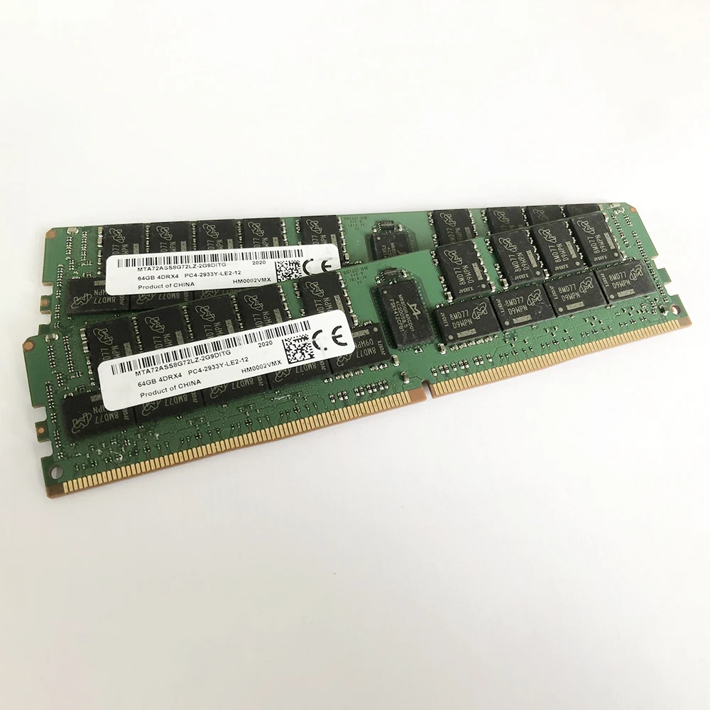 1 Uds para MT RAM 64GB 64G 4DRX4 DDR4 2933 PC4-2933Y LRDIMM memoria REG MTA72ASS8G72LZ-2G9DITG - imagen 5