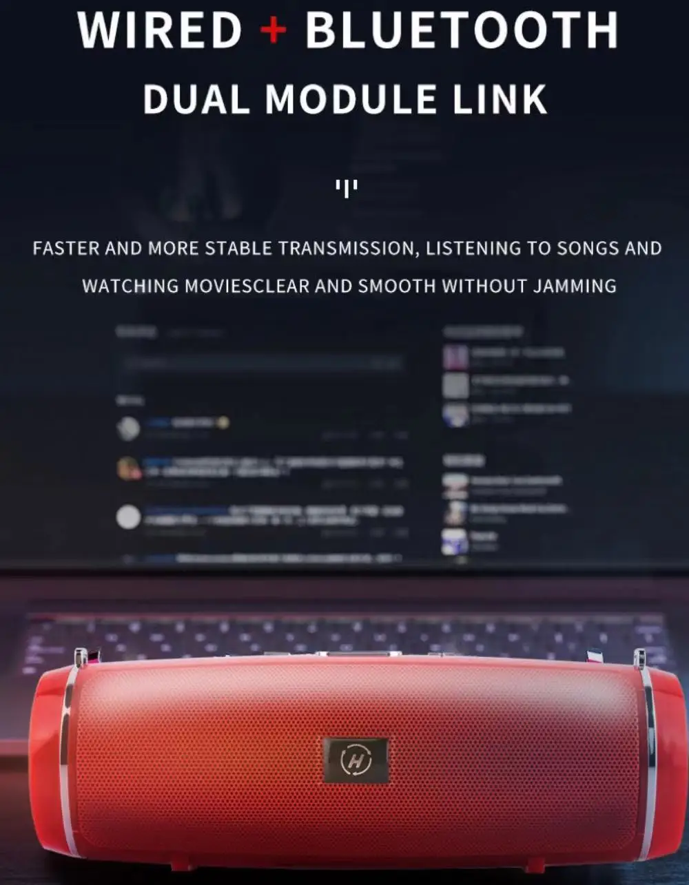 Altavoz Bluetooth portátil de potencia máxima de 200W IPX7, resistente al agua, Pilar HIFI para exteriores, Subwoofer, caja de sonido estéreo, Radio FM, TF Boom Box - imagen 5