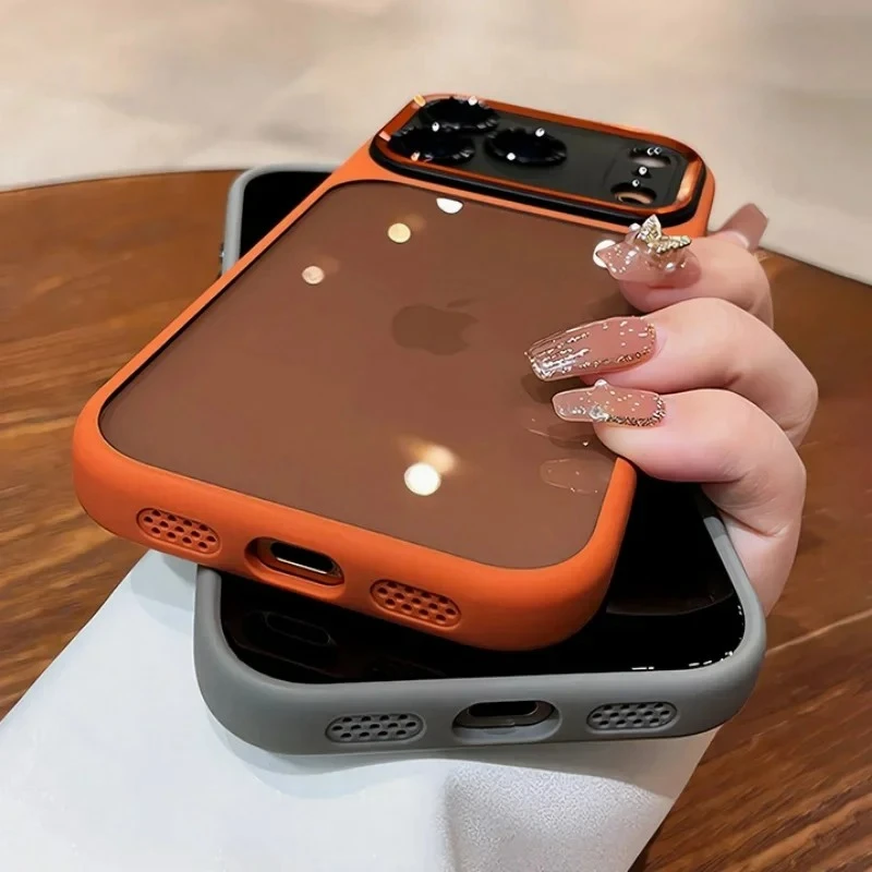 Funda de teléfono transparente de lujo para IPhone 17 Air 16 15 14 13 12 Pro Max Plus 17Air 17Pro 16Pro i17 cubierta de parachoques transparente a prueba de golpes - imagen 5