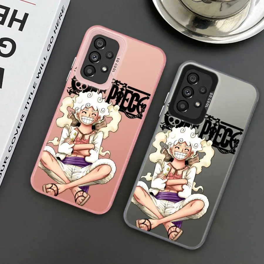 Funda de teléfono para Samsung Galaxy A36 A33 A25 A34 A26 A23 A53 A24 A32 A73 A22 A52 funda suave Anime piezas