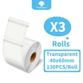 3 Rolls Clear40x60mm