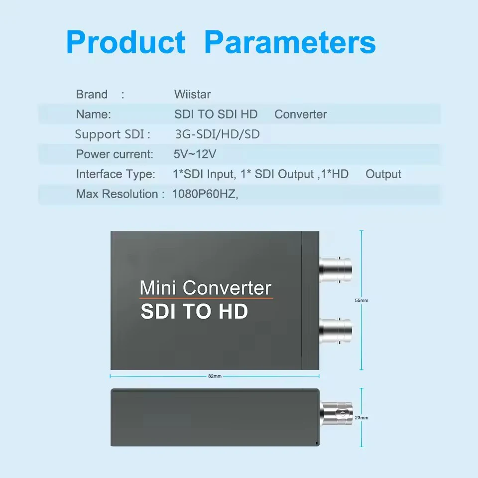 Conversor SDI HDMI 3G con Audio para Cámaras - imagen 2