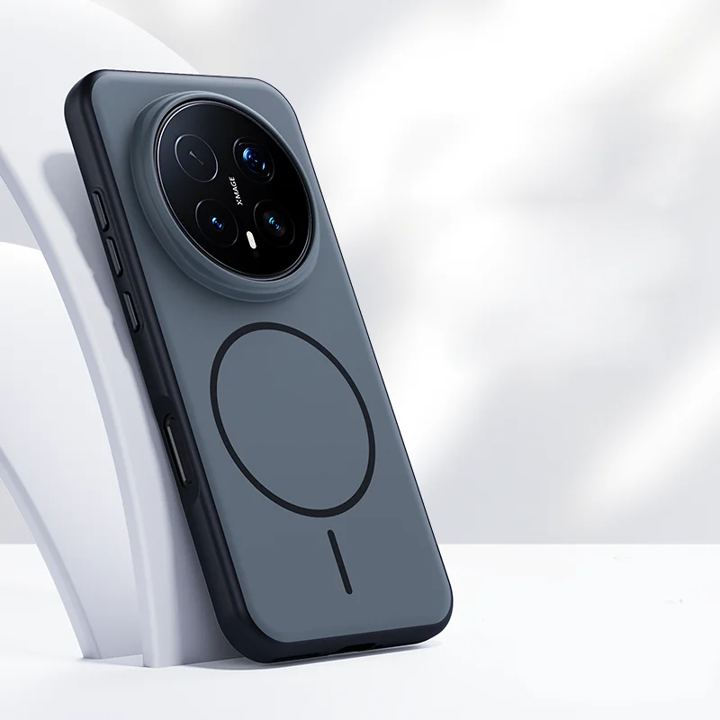 Para Honor Magic 8, 8 Pro funda magnética ELVEV a prueba de golpes sensación de piel dura PC suave TPU cubierta de teléfono de succión - imagen 5