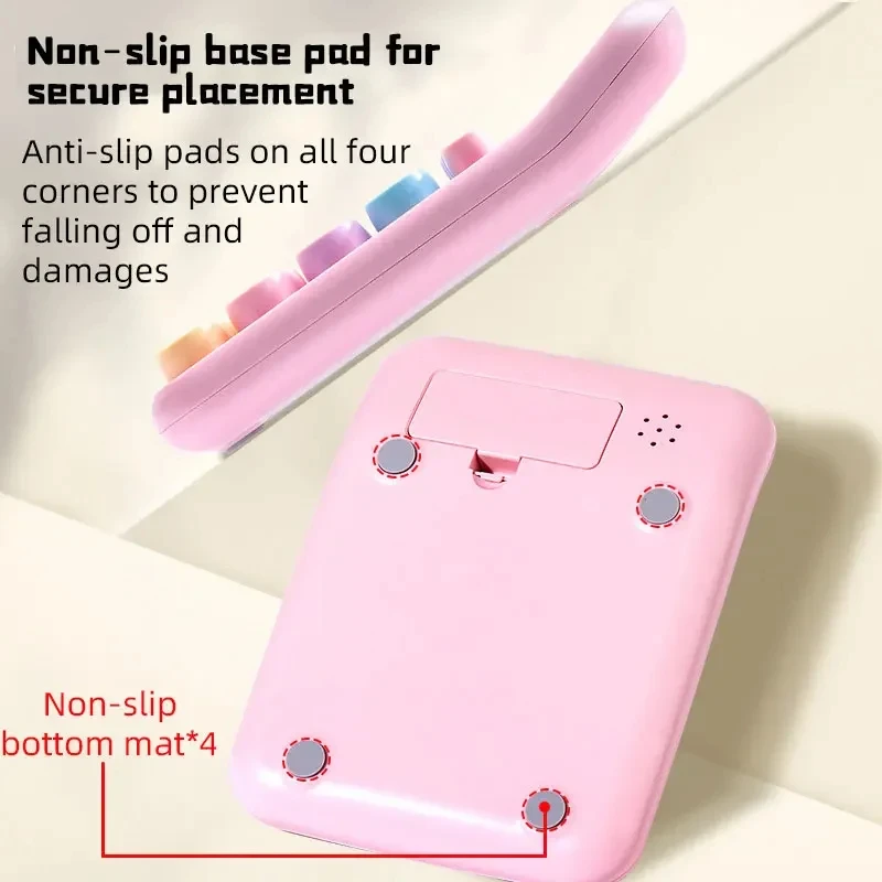 Calculadora Calculadora de escritorio de 12 dígitos Calculadora de teclado mecánico Mini calculadora portátil de dopamina para el hogar, escuela y oficina - imagen 3