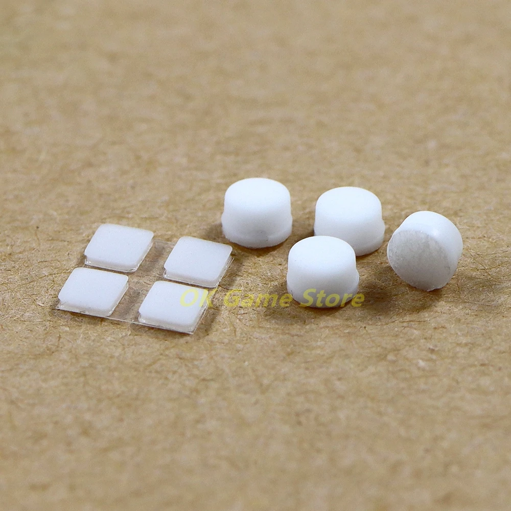 50 juegos 8 en 1 cubierta de pies de tornillo de carcasa para nuevo 3DSLL/3DSXL tornillo superior inferior pies de goma tapón antipolvo para nuevo 3DS XL LL