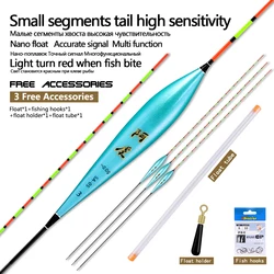 Flotador de pesca de primavera Ayu para carpa cruciana, flotador de alta sensibilidad, antiviento y ondulado, antivaho y antivaho, equipo de pesca, 1 ud.