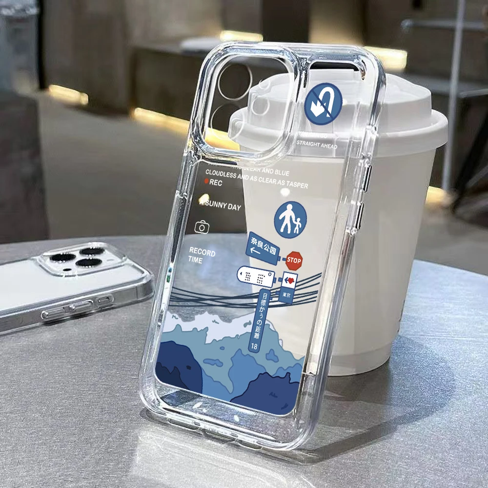 Funda con etiqueta de moda para Iphone 11, Fundas para Iphone 13 12 14 15 Pro Max XR X Xs 7 8 Plus SE 2020 14promax, Fundas transparentes de silicona - imagen 2