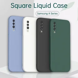 Samsung Galaxy A30 A50 A70 Funda Silicona Líquida Protección Cámara