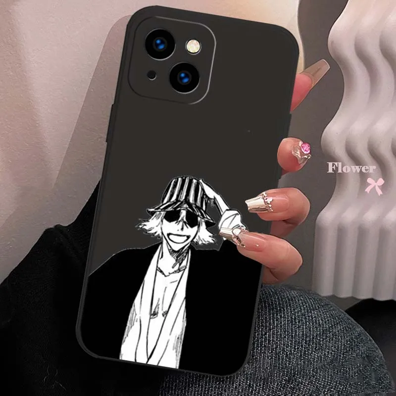 Anime Bleach cool para Apple IPhone 17 16 15 14 13 12 11 Pro Max Plus funda protectora de aire suave para teléfono - imagen 3