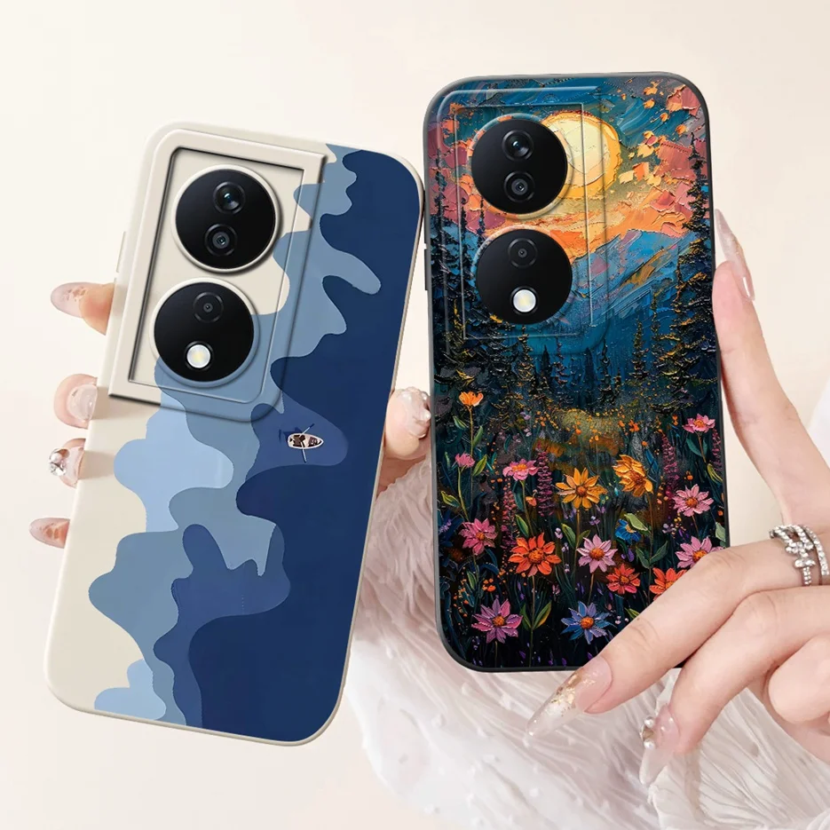 Para Honor X7 X7a X7b funda nueva moda cubierta pintada de caramelo funda de teléfono suave TPU para Honor X7b X 7a HonorX7 HonorX7a HonorX7b Shell - imagen 3