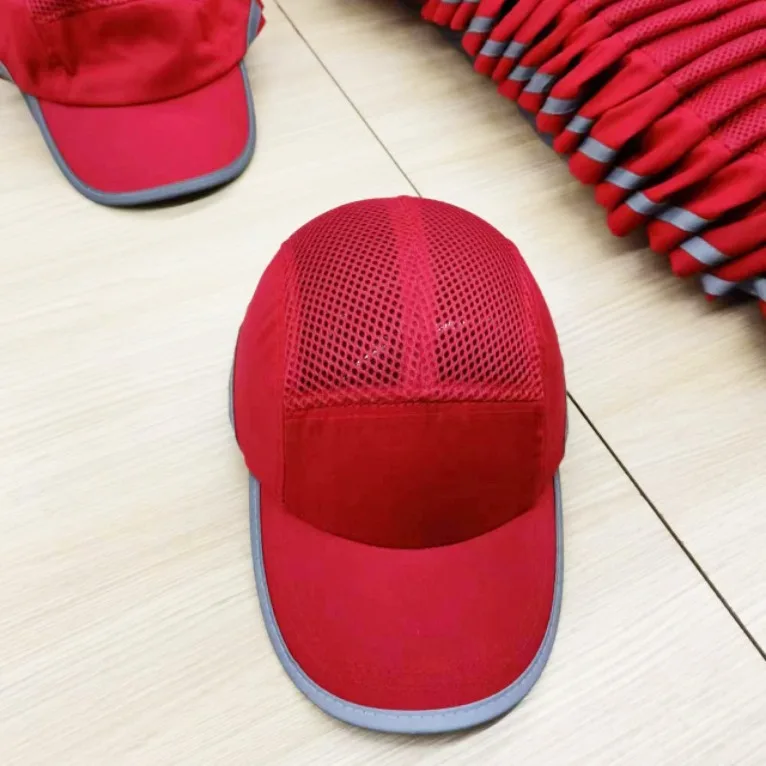 Tela de malla de Color, gorro de seguridad para el trabajo, casco anticolisión de alta visión, protección para la cabeza del casco para reparación de bricolaje de fábrica en el hogar - imagen 3