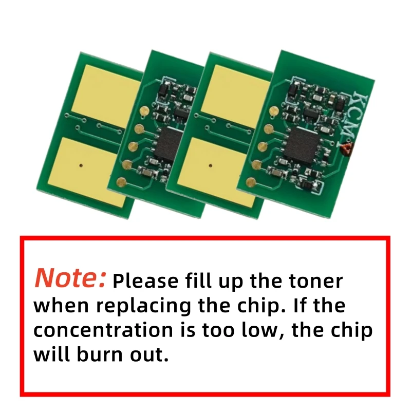 1set Toner Chip for INTEC ColorSplash CS3000 CS4000 CS5000 Printer WW 38K Cartridge Chip high capacity - imagen 5