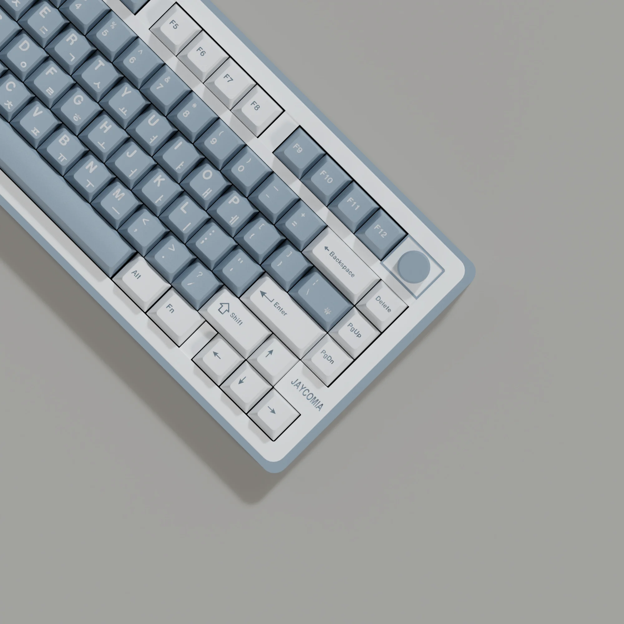 KR Keycaps Cherry Profile 125 teclas Material PBT teclas de doble disparo Shoko para teclado mecánico coreano lluvioso 75