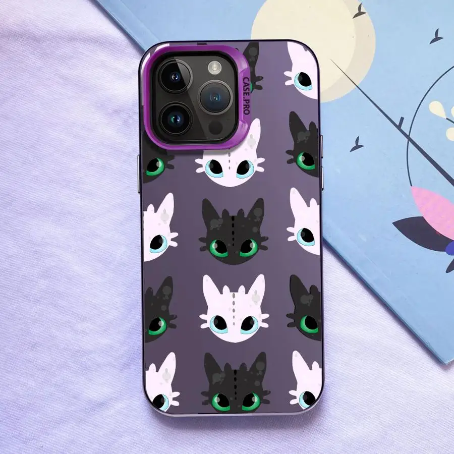Funda para iPhone XR 14 XS 16 17 Pro Max 17Air 15 Plus 16e 11 13 12 funda trasera de teléfono dibujos animados lindo dragón - imagen 5