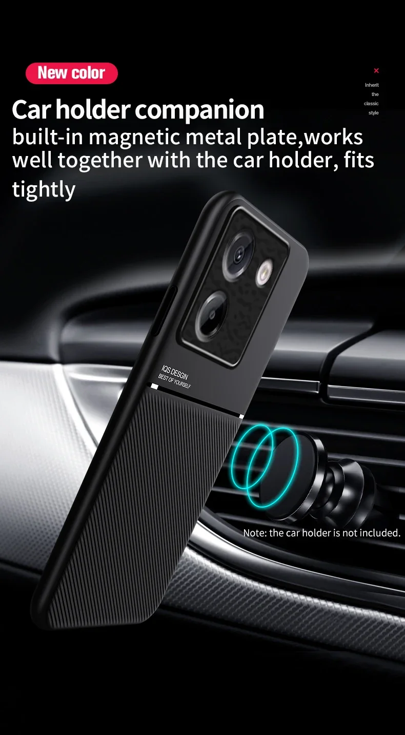 Funda para Xiaomi Poco M7 Pro 5G Funda de teléfono de cuero de lujo para PocoM7Pro Poko Little M 7 Pro M7Pro 5G Funda con soporte magnético para coche - imagen 5