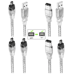 Cable Firewire 1394 4 a 6 Pines Conexión para Cámaras DV