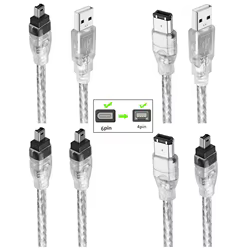 Cable Firewire 1394 4 a 6 Pines Conexión para Cámaras DV