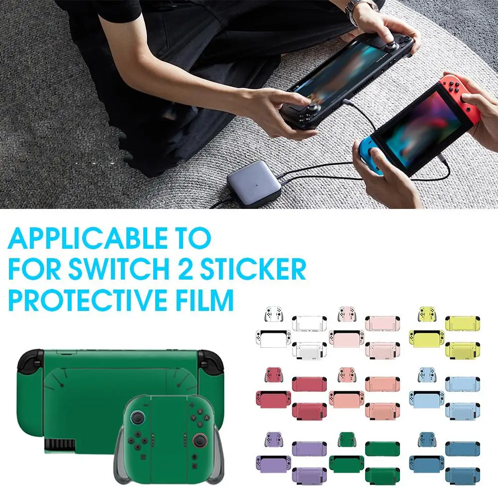 Para Switch 2 pegatina de piel película protectora antiarañazos pegatina de consola película de cuerpo completo decoración resistente a los arañazos y al desgaste - imagen 4