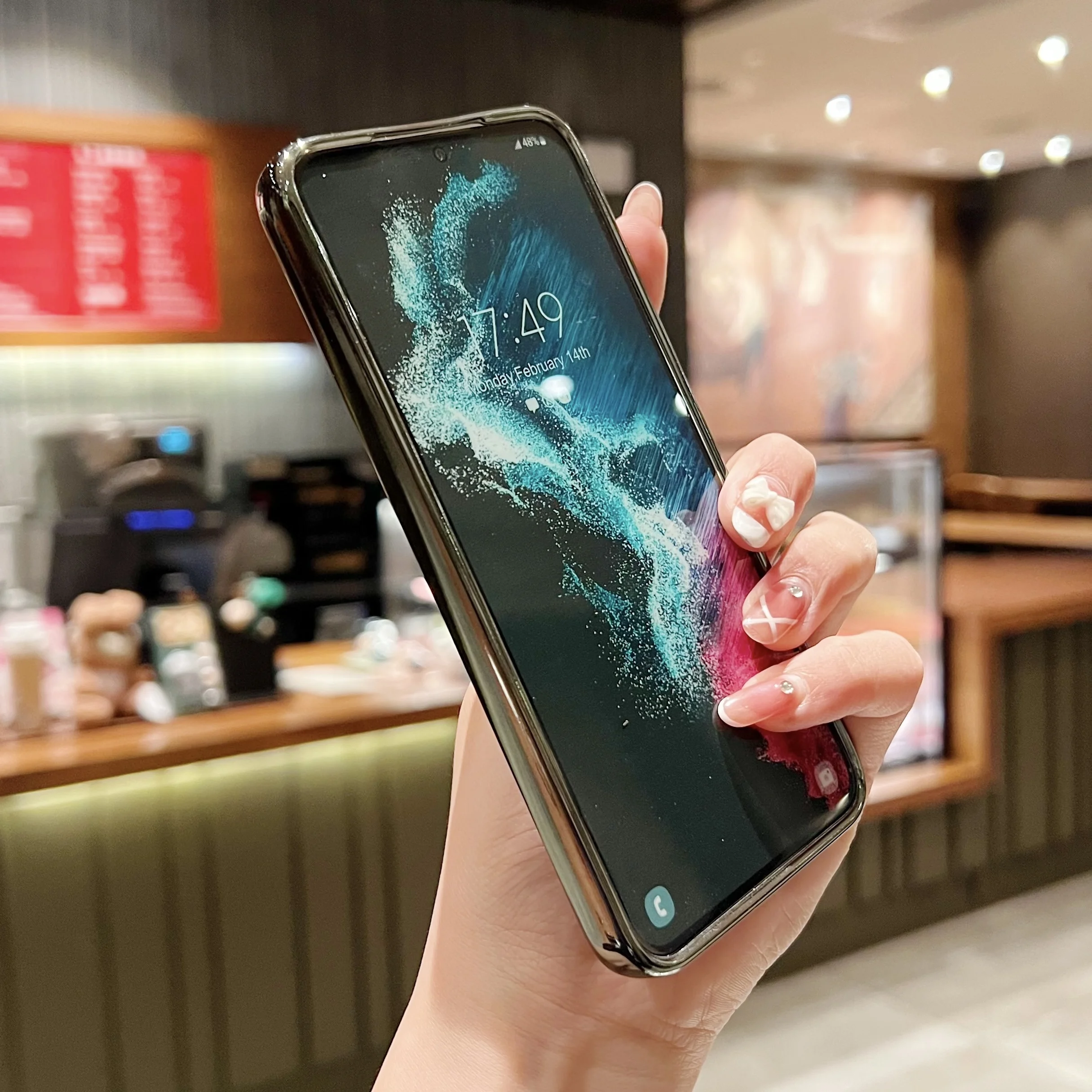 Funda magnética transparente de lujo para carga inalámbrica Magsafe, cubierta de silicona para Samsung Galaxy S20, S21, S22, S23, S24 Ultra Plus - imagen 2