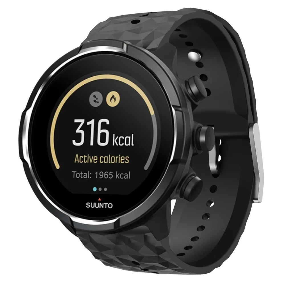 Correa de silicona deportiva para reloj Suunto, pulsera vertical de repuesto de silicona para Suunto9 peak pro/Suunto5 peak, 24MM - imagen 4